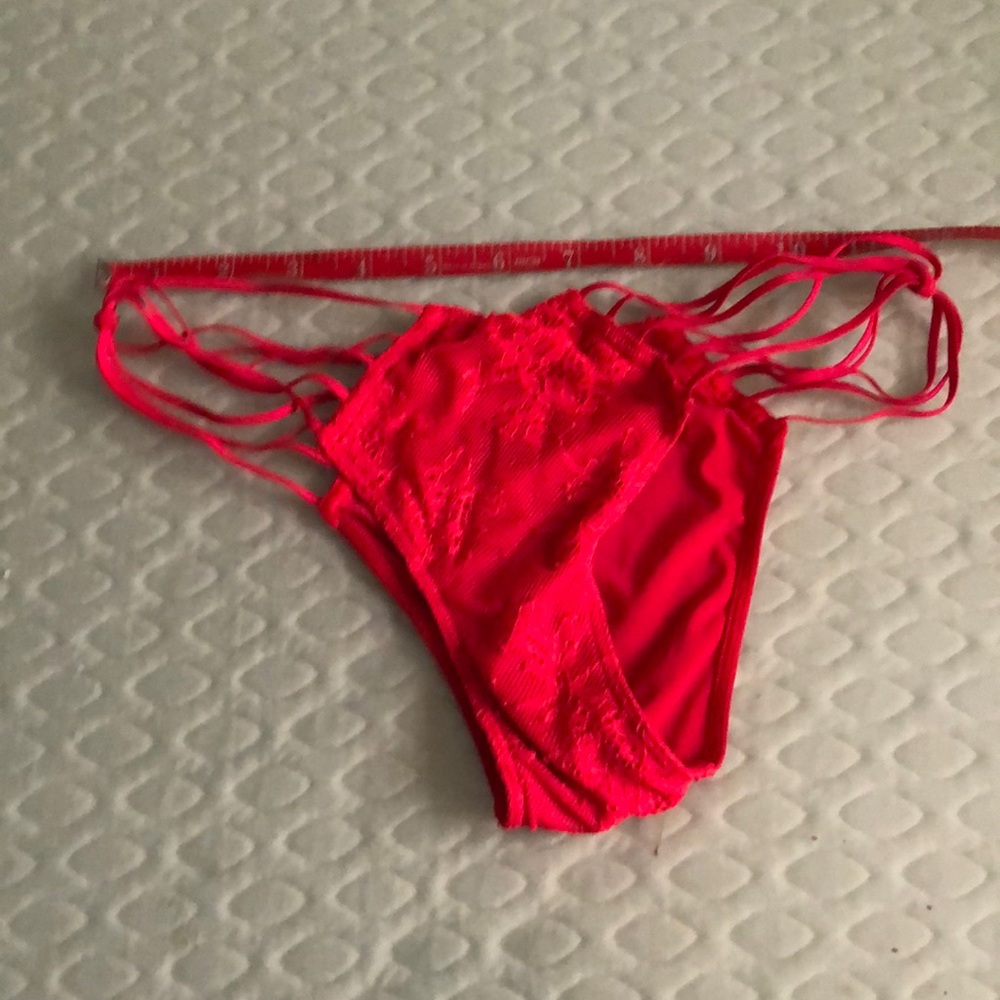 Red Victoria’s Secret panties